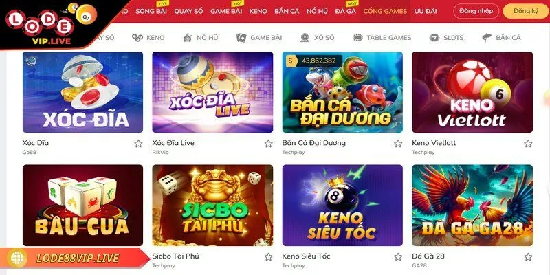 Cách chơi lode88 - Quy trình cá cược đơn giản, trọn đam mê 3 Lựa chọn sảnh chơi lode88 theo mong muốn